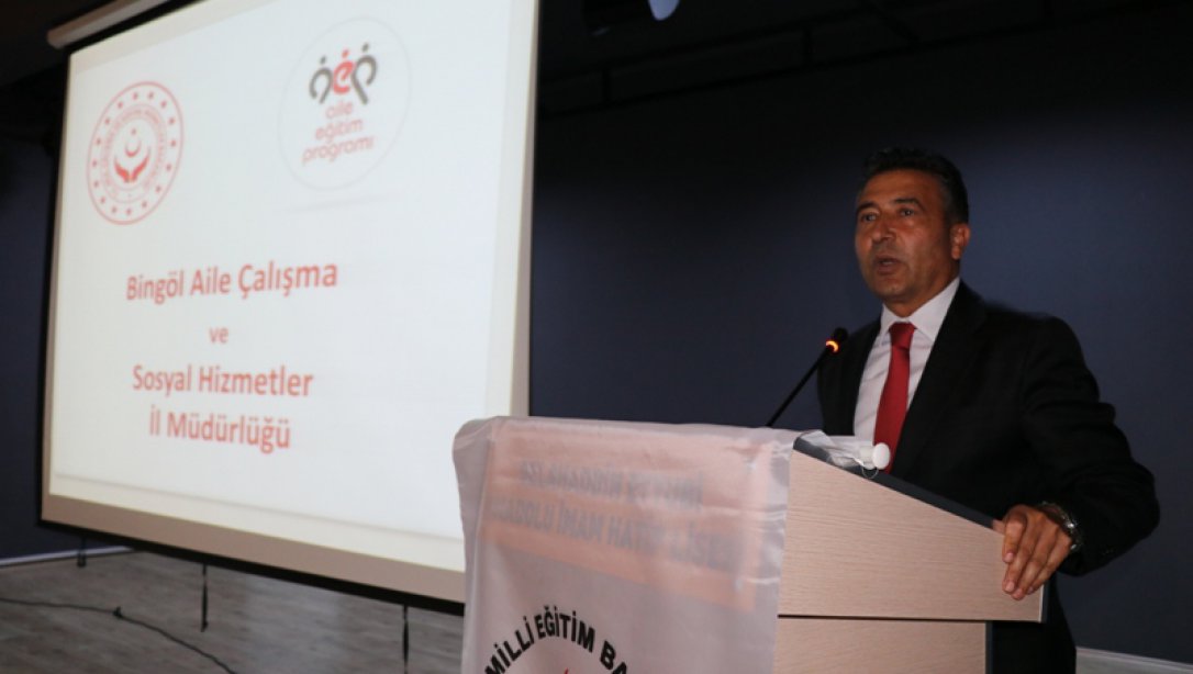 Bingöl Veli Akademisi Eğitim Projemizin Startı Verildi.