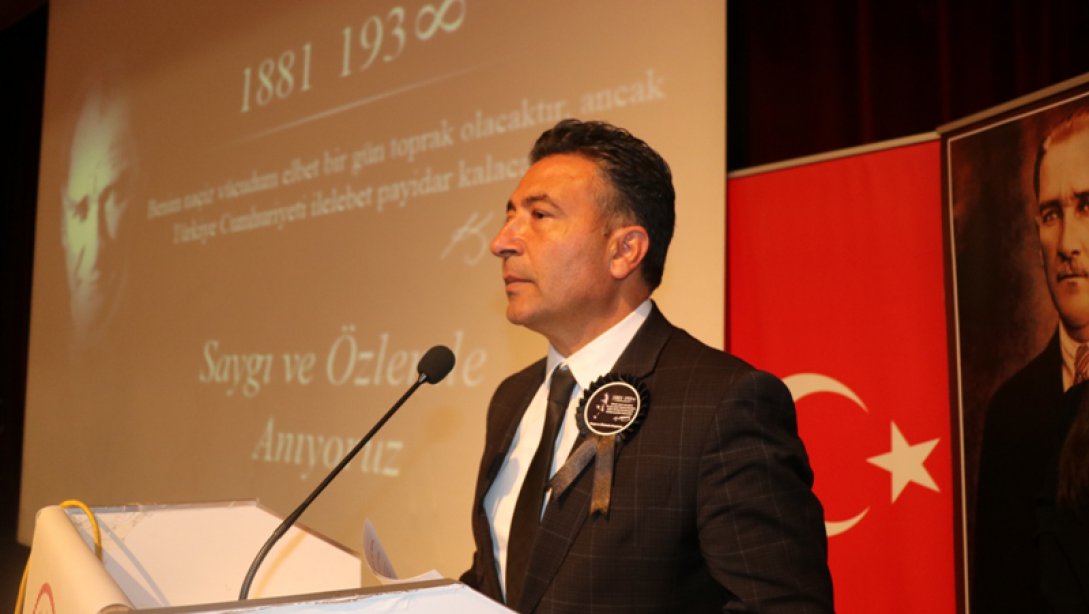 Gazi Mustafa Kemal Atatürk, Ebediyete İntikalinin 81. Yılında Yurt Genelinde Olduğu Gibi İlimizde de Törenlerle Anıldı.