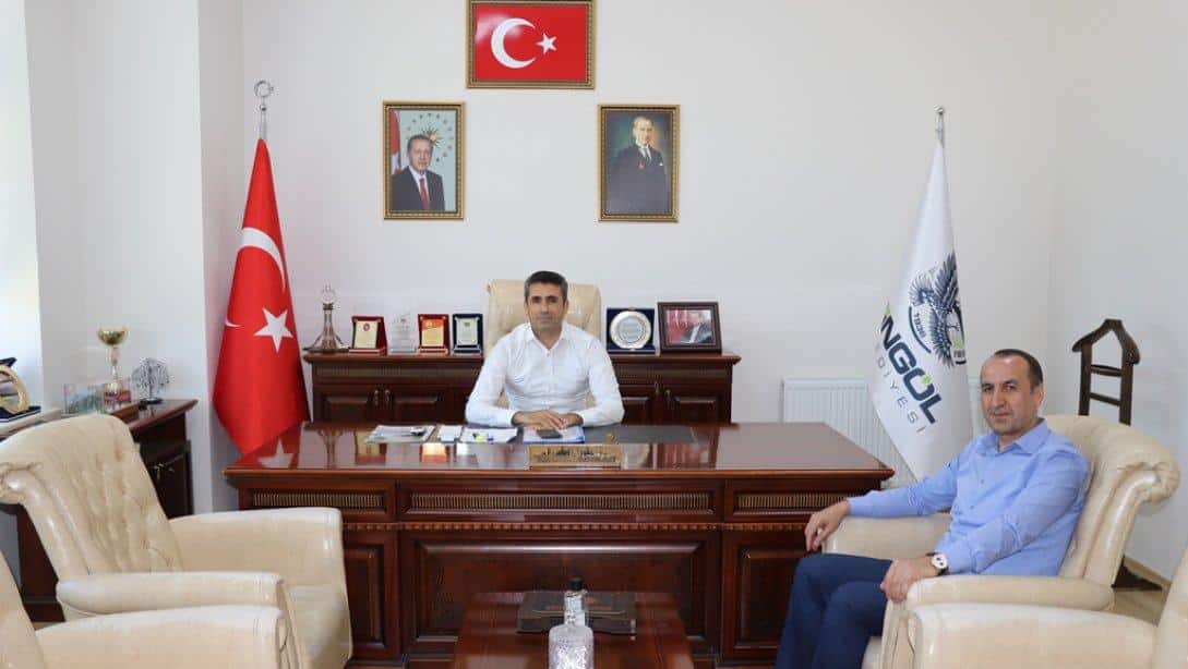 İl Milli Eğitim Müdürümüz Yücel'den Belediye Başkanı Arıkan'a a İade-i Ziyaret