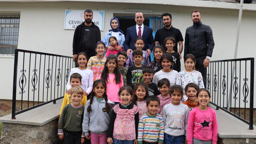 İl Müdürümüz Yücel ; Emtağ, Bilaloğlu ve Çevrimpınar Köy Okullarını Ziyaret Etti.