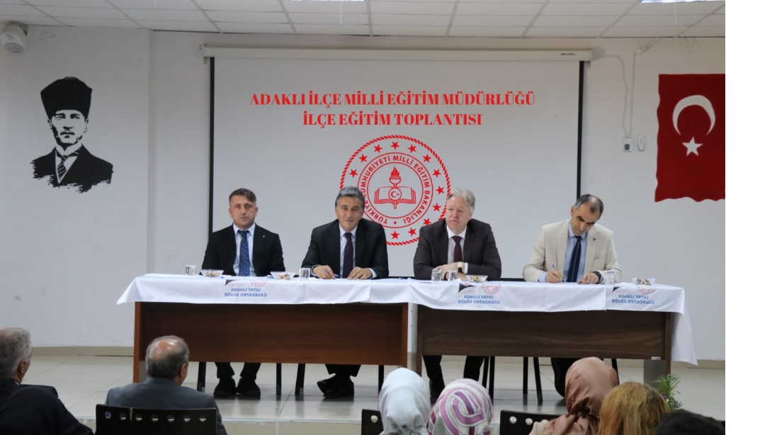 İlçe Eğitim Toplantılarımız Adaklı ile Devam Etti